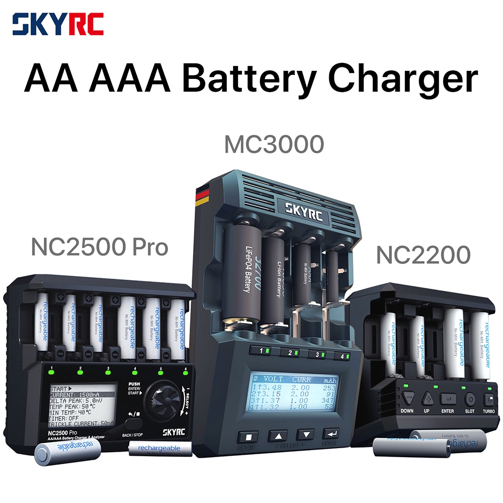 NC2200 Battery Charger DC 12V 2A AA AAA NiMH/NiCD | EU _EU