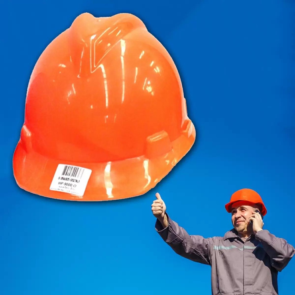 modernhome-หมวกนิรภัย-สีส้ม-เซฟตี้-ช่างก่อสร้าง