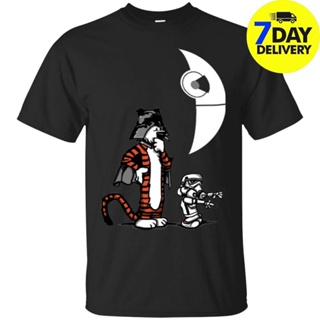Fashion classical Calvin and Hobbes Star Wars Darth Vader Storm Trooper Funny MenT-shirt_05