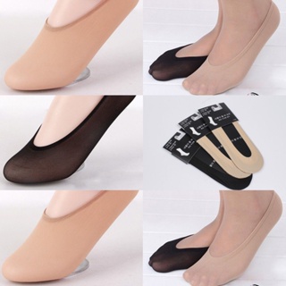【AG】Silky Breathable Silicone Anti-Slip Low Cut Invisible Summer Women Secret Socks