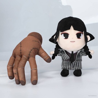 Best Netflix Wednesday Addams The Thing ตุ๊กตายัดนุ่น ของเล่น ของขวัญ สําหรับเด็ก ตกแต่งบ้าน เก็บสะสม เด็ก ของขวัญอย่างดี