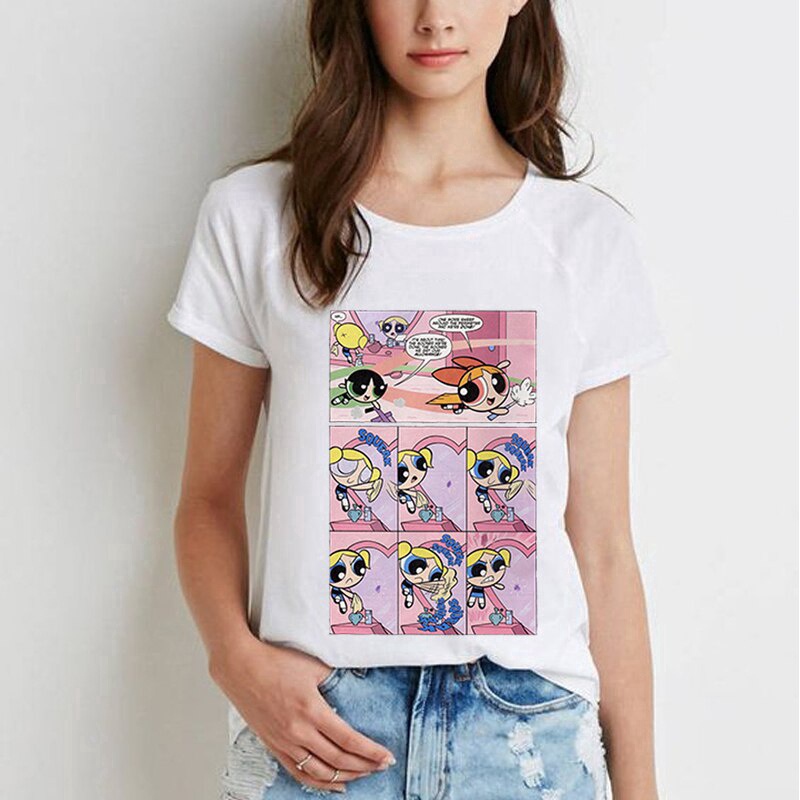 the-powerpuff-girls-tshirt-for-women-short-sleeve-cute-cartoon-top-05