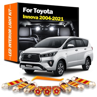 ชุดหลอดไฟ LED ติดภายในรถยนต์ สําหรับ Toyota Innova Kijang Innova 2004-2016 2017 2018 2019 2020 2021