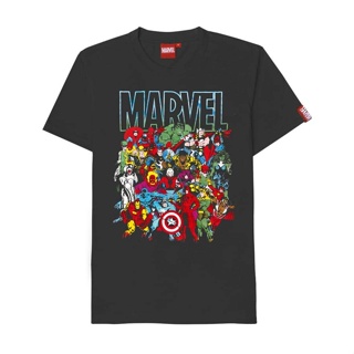 MARVEL Men T Shirt Tops VIM21779 (Dark Grey)_01