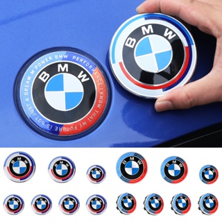 ตราสัญลักษณ์ฝากระโปรงหน้า หลังรถยนต์ สําหรับ BMW 50th Anniversary Edition E36 E46 E53 E90 E60 E61 E93 E87 X1 X3 X5 X7 F30 F20 7 ชิ้น
