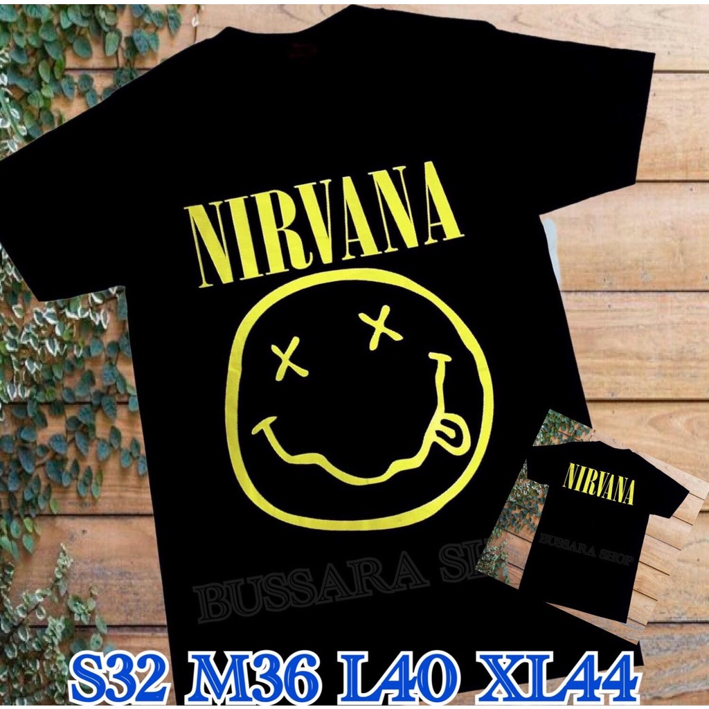 ปรับแต่งได้-เสื้อวง-nirvana-เสื้อยืดวง-cobain-สกรีนหน้า-หลัง-46