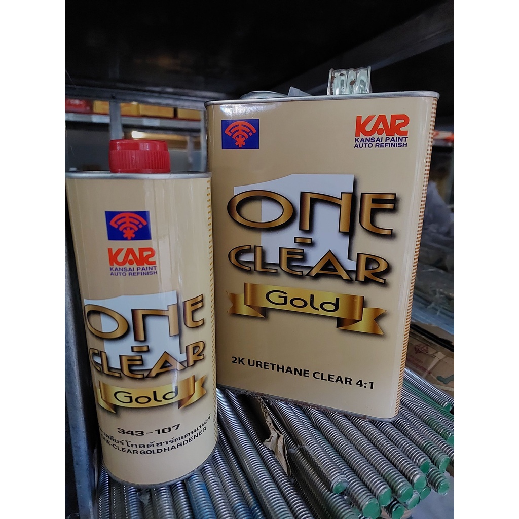 แลคเกอร์-ตราพัด-one-clear-2k-เคลือบเงา-a-b-3-5-ลิตร-สามารถออกใบกำกับภาษีได้ค่ะ