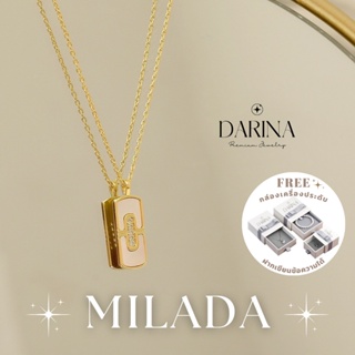 Milada สร้อยคอ Darina Jewelry DRN0004 ✨พร้อมกล่องเครื่องประดับ เขียนการ์ดได้