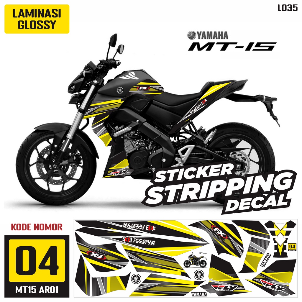 สติกเกอร์-แบบลอกออกได้-สําหรับ-yamaha-รุ่น-mt15-ปี-2018-glossy-ar01