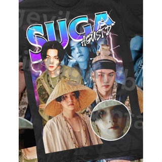 🌟​พร้อมส่ง​🌟 BTS Suga Vintage Vibe Bootleg Tee /T-shirt  Unisex Dtg Print