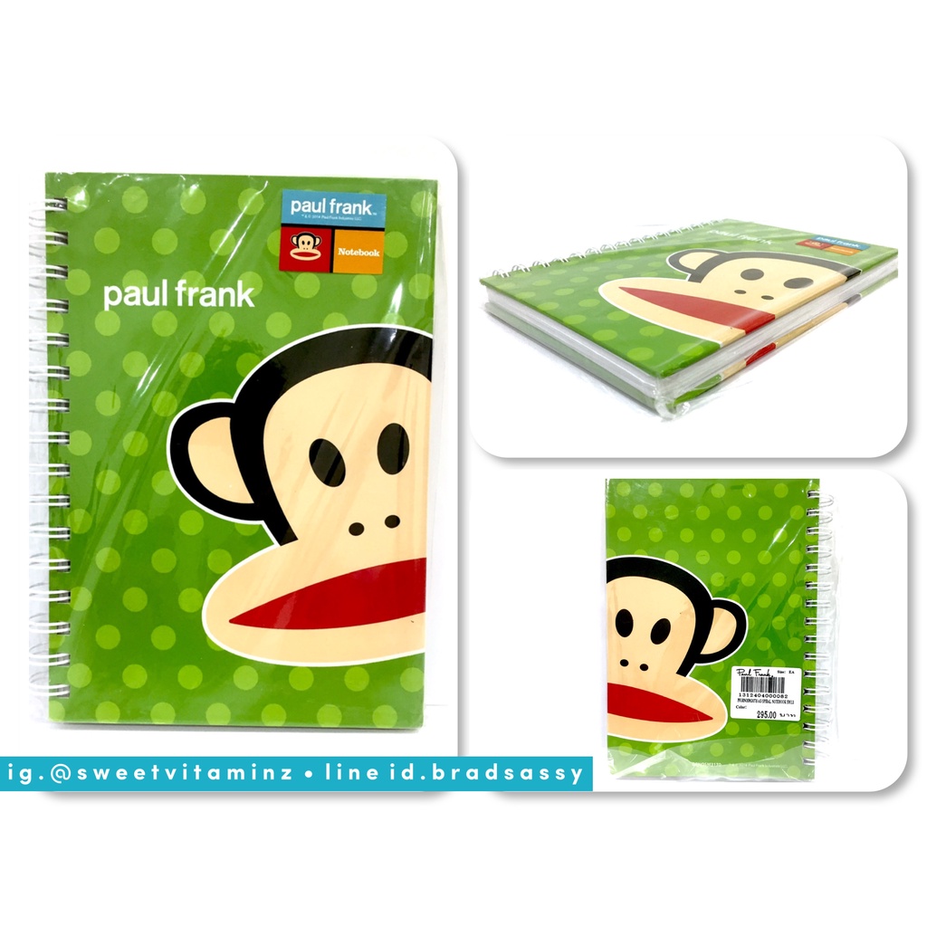 สมุดโน๊ตอย่างดีจาก-paul-frank-สินค้าใหม่-ของแท้-100-จาก-shop-paul-frank-คะ