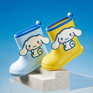 Cheerful Mario Sanrio รองเท้าบูท กันฝน กันน้ํา กันลื่น สําหรับเด็กผู้ชาย ผู้หญิง