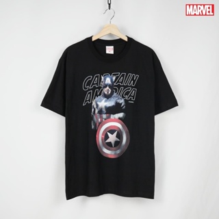 เสื้อยืด Marvel Adventures Captain America ลายลิขสิทธิ์แท้ 100% เสื้อยืดลายการ์ตูน มาร์เวล กัปตัลอเมริกา Marvel Shi_11