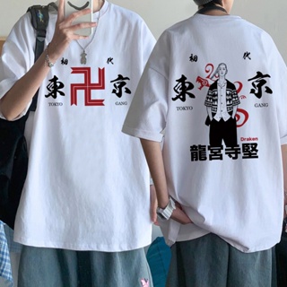 2021 Hot Japanese Anime Tokyo Revengers Mikey Draken Graphic T Shirt Men Manga Hip Hop Tshirt Male_07