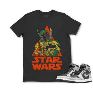 Funny Daily Wear Tops Star Wars Boba Fett Skeleton Thanksgiving Gift Tshirt_05