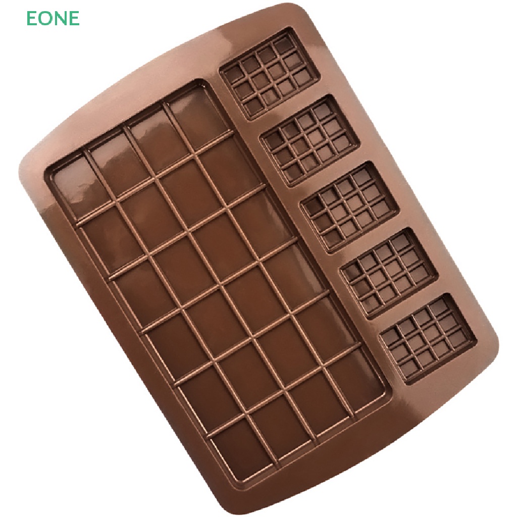 eone-ขายดี-แม่พิมพ์ซิลิโคน-รูปวาฟเฟิล-สําหรับทําช็อคโกแลต-ฟองดองท์-ขนมหวาน-บาร์-เค้ก-โหมดเค้ก
