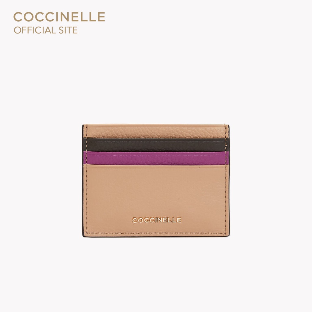 coccinelle-metallic-tricolor-document-holder-129501-กระเป๋าใส่การ์ด