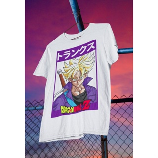 เสื้อยืด Unisex รุ่น ทรังคซ์ Trunks Edition T-Shirt ดราก้อนบอลแซด Dragon Ball Z แบรนด์ Khepri 100%cotton  เสื้อครอป_04