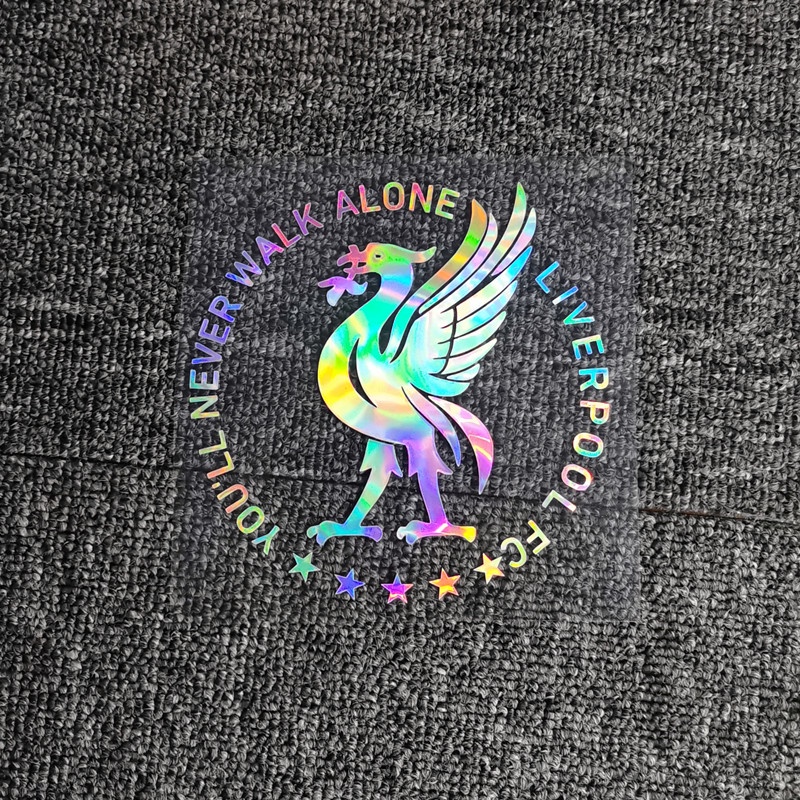สติ๊กเกอร์ติดรถ Liverpool YNWA ฟุตบอลสะท้อนแสงตกแต่งสําหรับฝาถังน้ํามัน ...