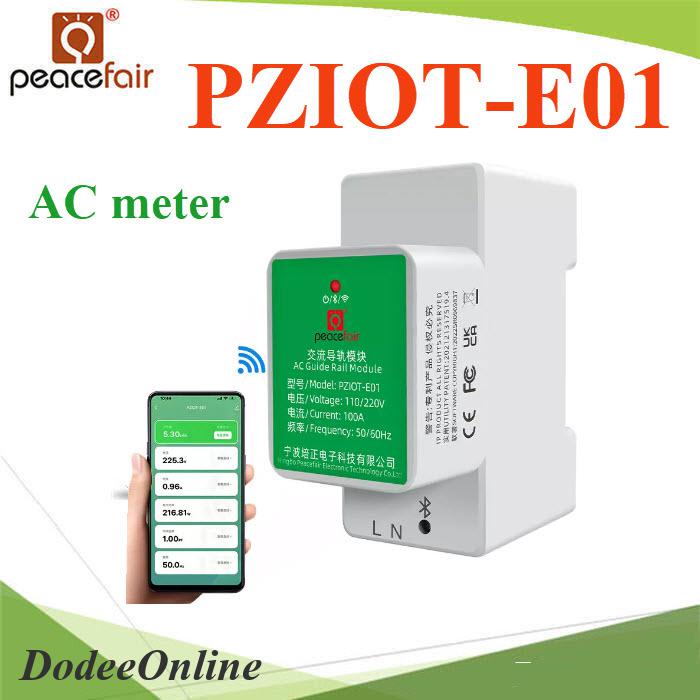 pziot-e01-ac-มิเตอร์-iot-100a-70-260v-โวลท์-แอมป์-วัตต์-พลังงานไฟฟ้า-wifi-tuya-app-รุ่น-pziot-e01-dd