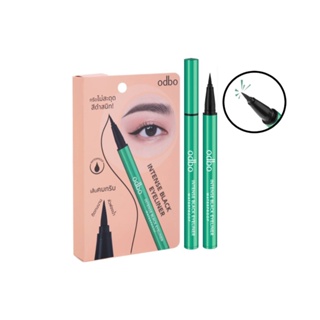 Odbo Intense Black Eyeliner #OD3003 : โอดีบีโอ อินเท้นซ์ แบล็ค อายไลเนอร์ เขียว x 1 ชิ้น alyst