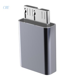 Cre อะแดปเตอร์เชื่อมต่อฮาร์ดดิสก์ภายนอก Type-C USB3.0 Micro B สําหรับฮาร์ดดิสก์ภายนอก HDD