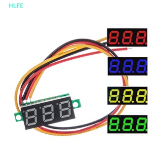 Hl เครื่องวัดแรงดันไฟฟ้าดิจิทัล DC หน้าจอ LED ขนาดเล็กพิเศษ DC0-100V FE