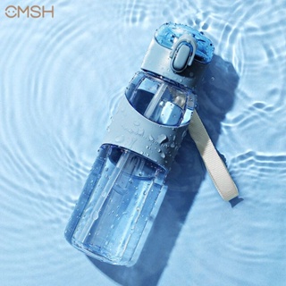 CMSH-0991 กระบอกน้ำพลาสติก แบบหลอดดูด วัสดุ Tritan ความจุ 520ml ขวดน้ำเหมาะสำหรับเด็กและสตรีมีครรภ์ bpa free รุ่น
