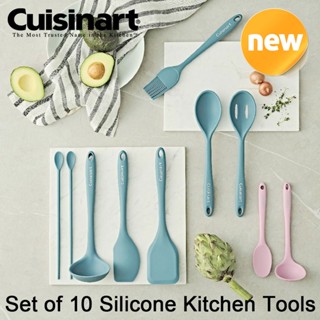 Cuisinart CTG-SIL-10BTSKR Set of 10 Silicone kitchen Tools Cooking Item Korea