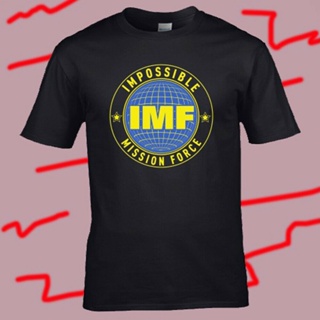 High Discount Top Tee Impossible Mission Force MenS Black Tshirt_11