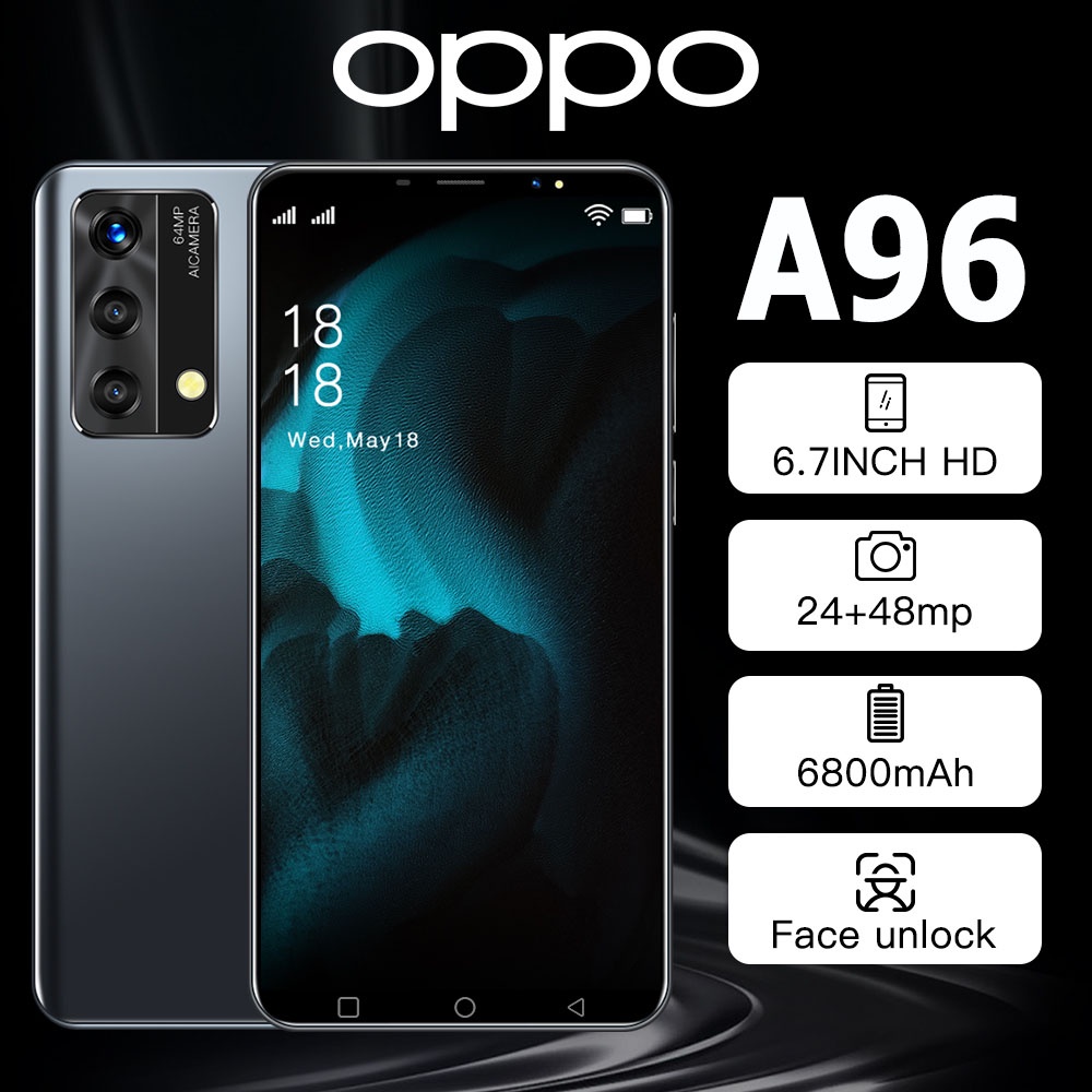 ภาพหน้าปกสินค้าOPPO A96 16+512GB โทรศัพท์มือถือ AI กล้องหลัง โทรศัพท์ แบตเตอรี่ 6800mAh โทรศัพท์ถูกๆ มือถือ 5G Android