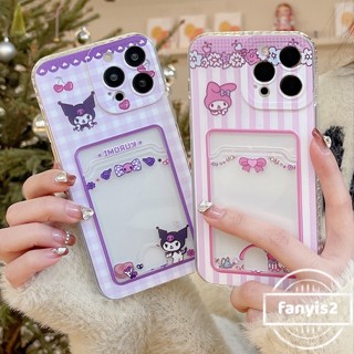 🥳Hot Sale🌈 Redmi A1 Note 11 11S 10 9 8 Pro Redmi 10C 9A 9C 9T Poco X3 Pro 12 11 Lite 11T Pro Card Holder Case Cute Cartoon Kulomi Transparent Phone Case Soft Back Cover