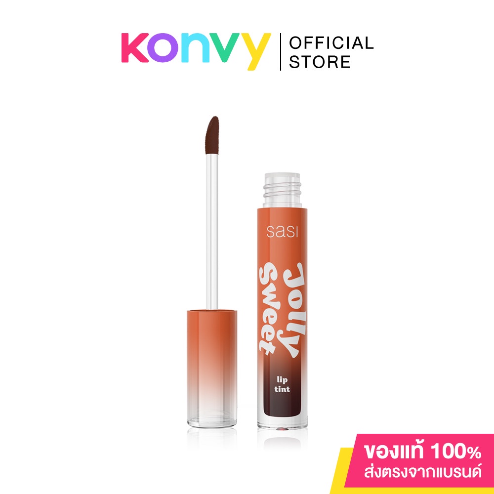 ภาพหน้าปกสินค้าSASI Jolly Sweet Lip Tint 3g 02 LovelyPeach.