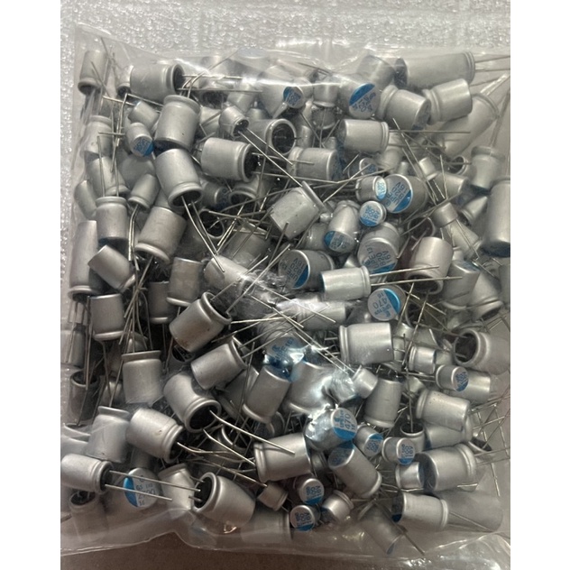 อะไหล่-ตัวเก็บประจุ-capacitor-รวมค่า-ตัวสีเงิน-ของดีพร้อมส่ง-คาปาซิเตอร์-อะไหล่อิเล็คทรอนิคส์