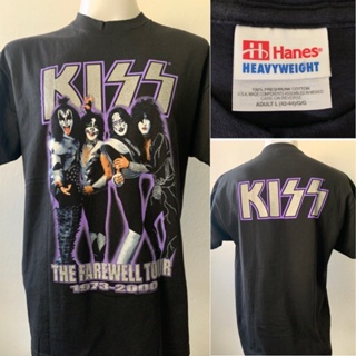 เสื้อยืดพิมพ์ลายแฟชั่น เสื้อวง KISS : The farewell tour 1973-2000_03