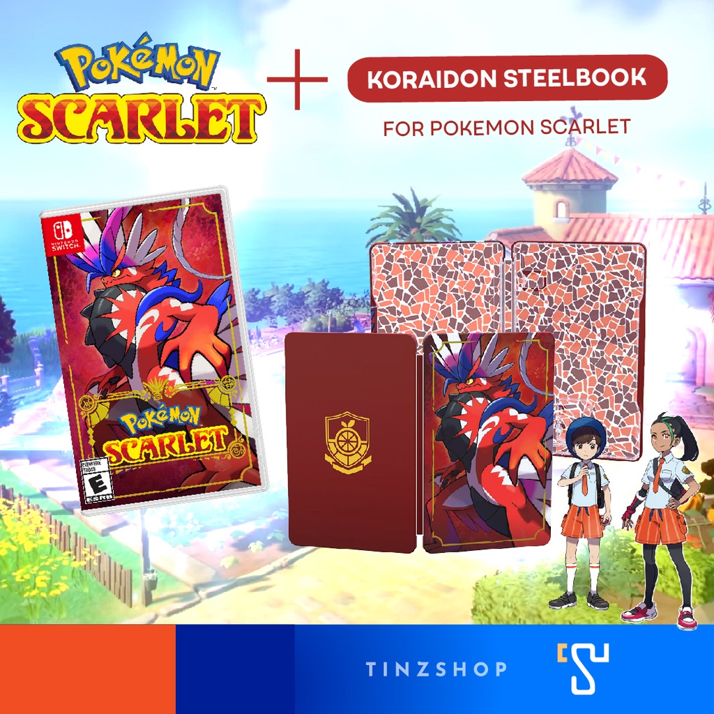 ลองดูภาพสินค้า Nintendo Switch Game Pokemon Scarlet Pokemon Violet / Double Pack Zone Asia /English เกมนินเทนโด้ เกมโปเกม่อน