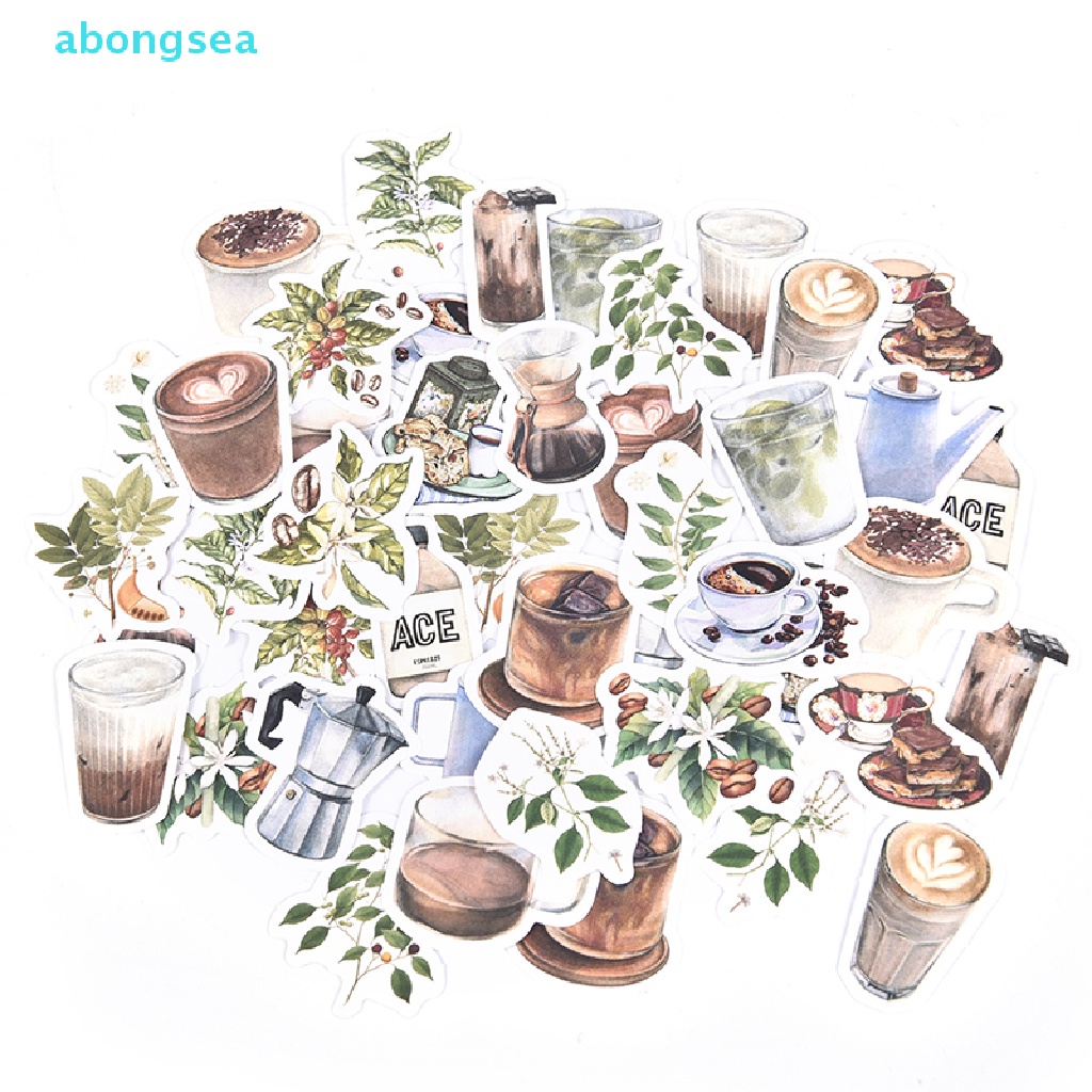 abongsea-สติกเกอร์ฉลาก-สําหรับตกแต่งสมุดไดอารี่-อัลบั้ม-46-ชิ้น