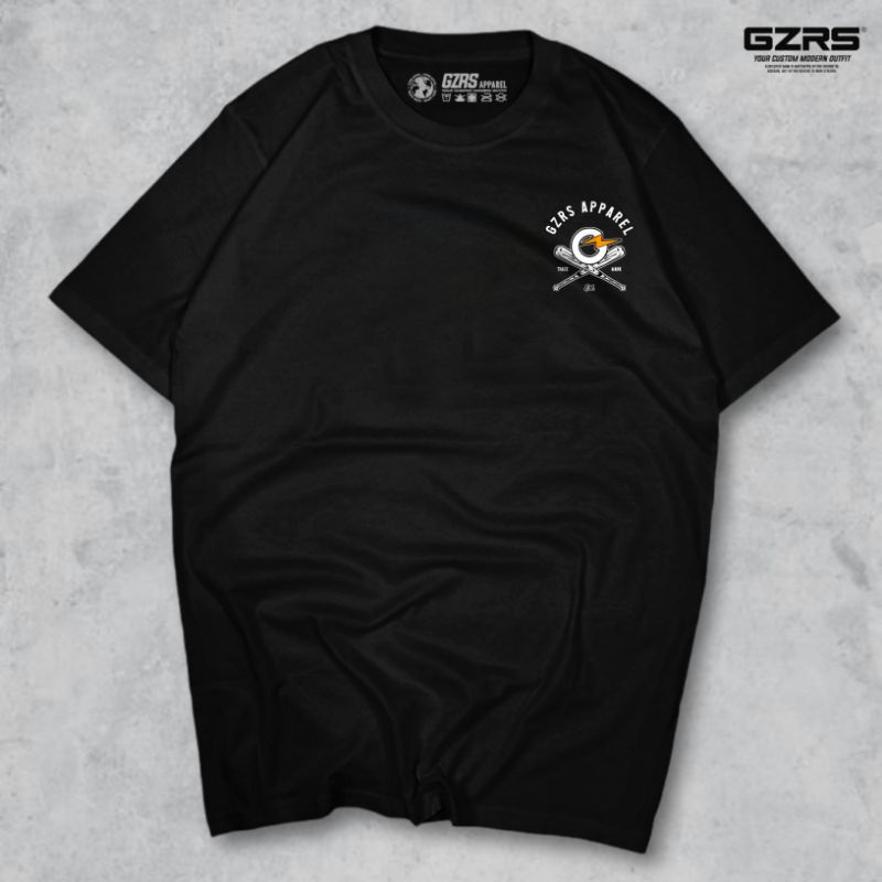 gzrs-venture-เสื้อยืด-สีดํา