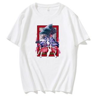 เสื้อยืดผ้าฝ้ายพรีเมี่ยม Record of Ragnarok T-shirt Anime Thor Graphic Clothing Men Cotton Short Sleeve Casual s Japan M