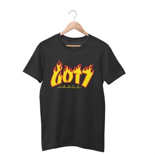 GOT7 Flame T-shirt เสื้อยืดลายไฟ GOT7 เสื้อยืดผ้า Cotton 100% ไม่หด ไม่ย้วย_05