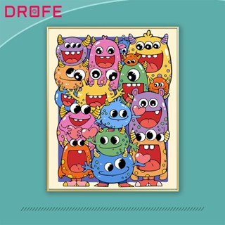 Drofe [40*50 ซม.] ภาพวาดอะคริลิค รูปการ์ตูนอนิเมะดิจิทัล ไร้กรอบ diy สําหรับตกแต่งบ้าน ของขวัญ