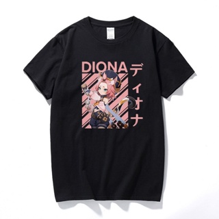 Japan Kawaii Anime Shirts Genshin Impact Graphic T Shirts Summer Fashion Harajuku Men and Woman T-shirts 100% Cotto_05