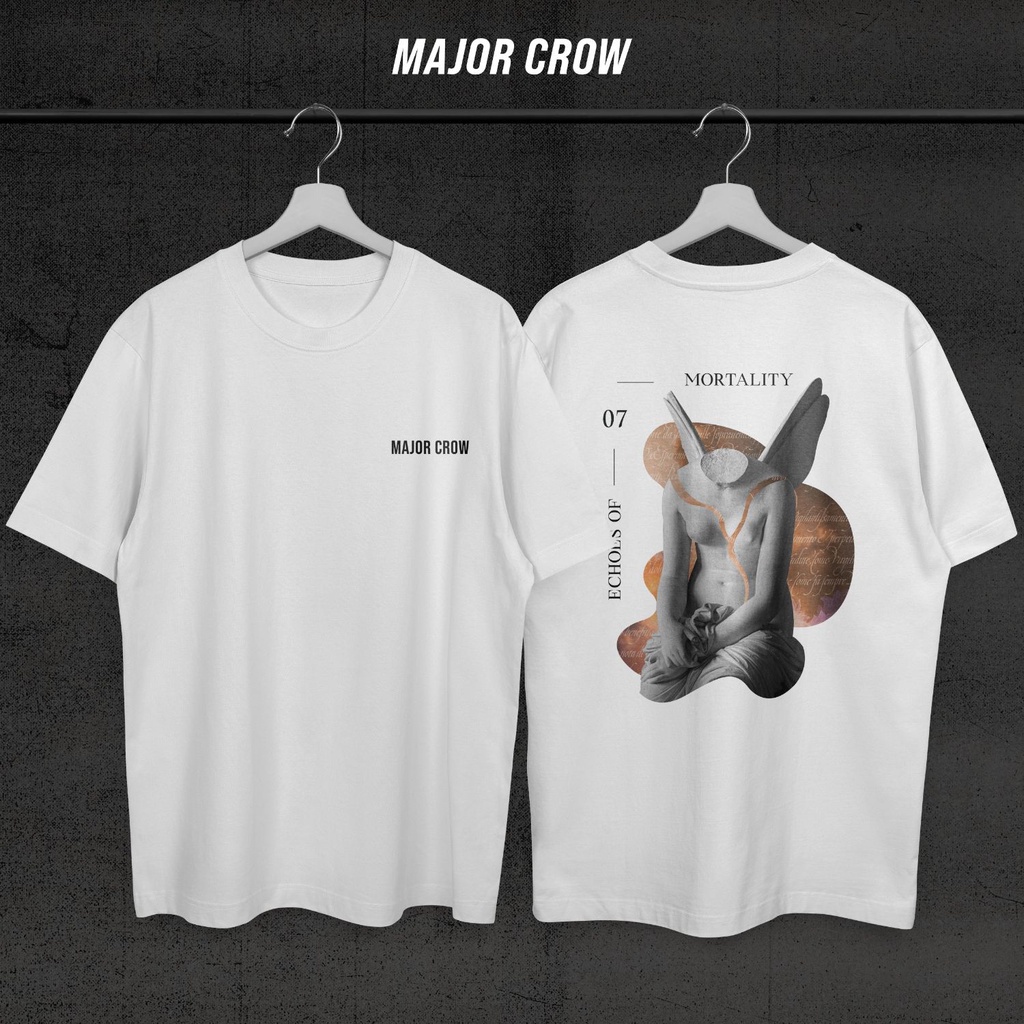 hot-tshirts-major-crow-เสื้อยืด-echoes-of-mortality-white-2022