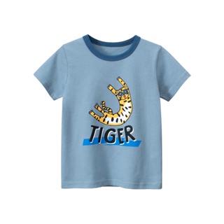 27kids เสื้อยืดเด็ก 9401 TIGER เสือ ตัวแบน