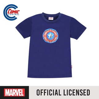 Marvel Avengers Boys Shield Badge Graphic T-Shirt_01