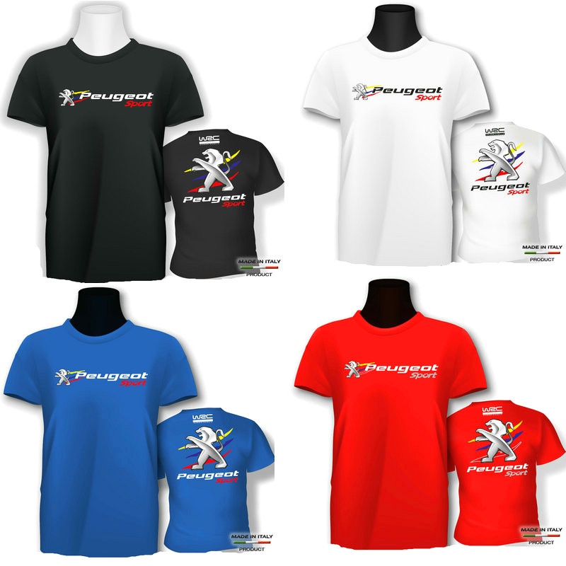 เสื้อยืด-พิมพ์ลาย-peugeot-sport-old-rally-car-wrc-สําหรับผู้ชาย