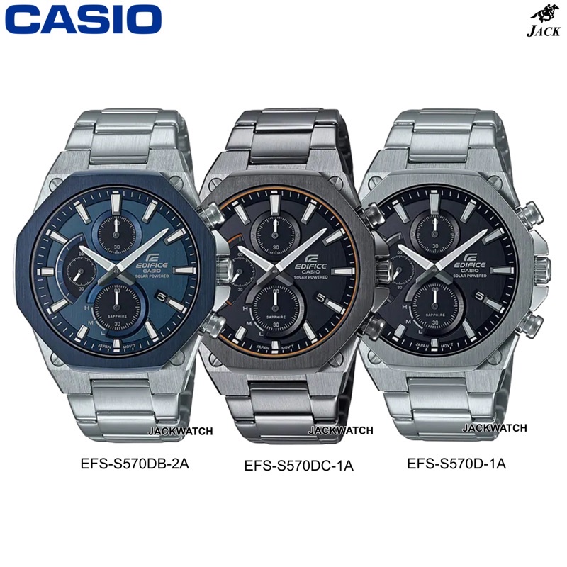 นาฬิกา EDIFICE รุ่นEFSS570DB2A, EFSS570DC1A, EFSS570D1A Shopee