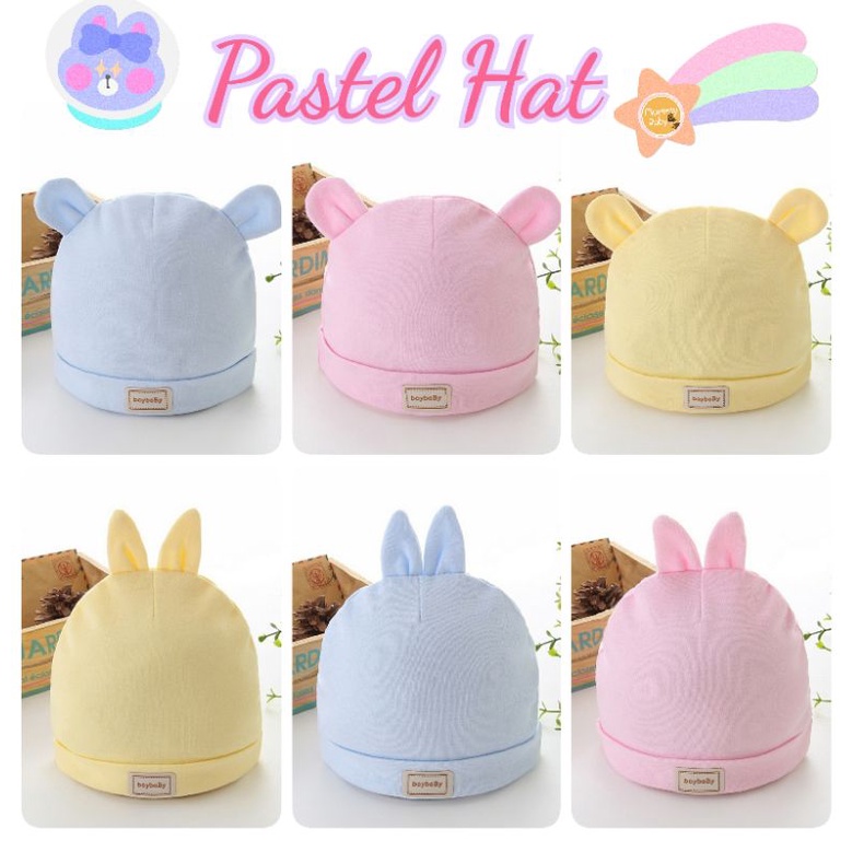 am-pastel-hat-หมวกเด็กอ่อน-0-6เดือน