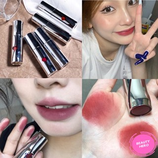 Herorange Love Lip Glaze ลิปสติก เนื้อแมตต์ กํามะหยี่ โคลน ไม่จางหาย สีและสีขาว