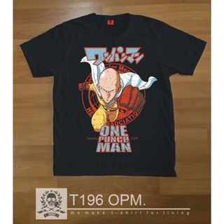 พร้อมส่ง เสื้อยืดผู้ชายลายการ์ตูนOne punch manเสื้อยืดอินเทรนด์_07